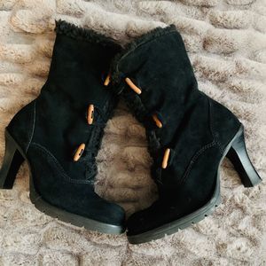 Steve Madden - Kacey black suede boots size 9.5